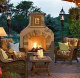 Images of Building Outdoor Fireplace