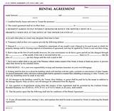 Renters Agreement Images