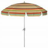 Striped Patio Umbrellas
