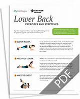 Back Exercises Printable Images