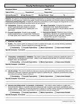 Yearly Performance Appraisal Form Images