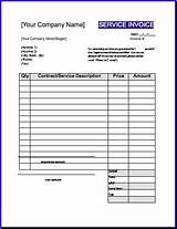 Invoice Template For Roofing Contractors Images