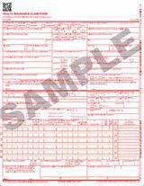Pictures of Claim Form 1500