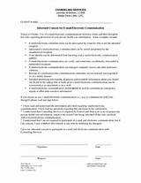 Sample Informed Consent Form For Group Counseling