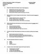 Pictures of First Aid Training Test Answers