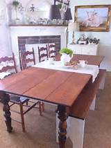 Pictures of Farmhouse Table With Bench And Chairs