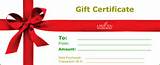 Images of Spa Gift Certificates