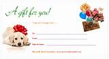 Photos of Free Gift Certificate Templates