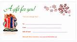 Free Customizable Gift Certificate Template