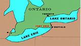 Images of States That Border Lake Erie