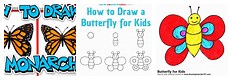 How to Draw a Butterfly Kids Hub