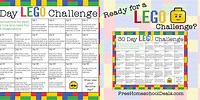 30 LEGO Challenge Calendar Picture