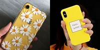 Cute iPhone XR Yellow Cases
