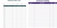 Free Printable Blank Inventory List Template