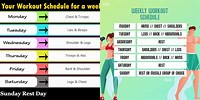 Gym Schedule for Week