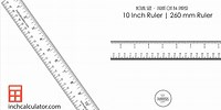 Inch Printable Millimeter Ruler