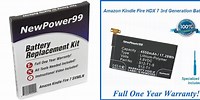 Kindle Fire 7 Battery Replacement Kit