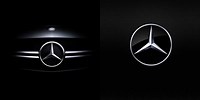 Mercedes Wallpaper PC Logo Dark Mode