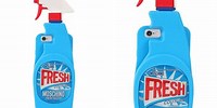Moschino Cleaning Spray Bottle iPhone Case