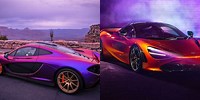 Purple Car Wallpaper 4K McLaren