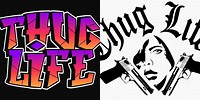 Thug Life Logo Graffiti