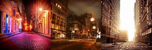 Beautiful Street Background for Photoshop