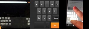 Kindle Ten Split Screen Keyboard