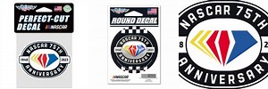 NASCAR Win Sticker 75th Anniversary