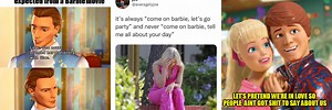 Valentine's Day Barbie Movie Meme
