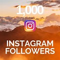1000 Followers Picture to Use for Instagram