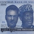 1000 Naira Note Front and Back