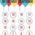 20 Days Birthday Countdown