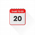 20 Days to Go Pinterest Idea