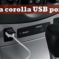 2019 Toyota Corolla USB Port