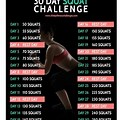 30-Day Fitness Challenge ABS and Squats