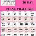 30-Day Fitness Challenge Plank