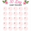 30-Day Tracker Cute