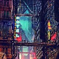 4K Futuristic City iPhone Wallpaper