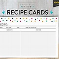 4X6 Recipe Card Template WordPad