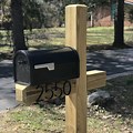 6X6 Cedar Mailbox Post Plans