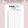75 Day Hard Challenge Print Out