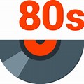 80s Logo Blank PNG