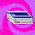 90s Computer Error Aesthetic
