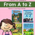 A to Z Book Small Children