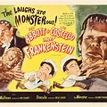 Abbott and Costello Meet Frankenstein Movie Newspaper Ad
