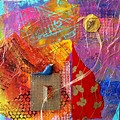 Abstract Mixed Media Collage Art