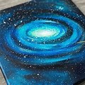 Acrylic Paint Galaxy Tutorial