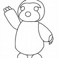 Adopt Me Coloring Pages Sloth