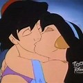 Aladdin and Jasmine Kiss Stinker Belle