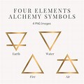 Alchemy Elemental Symbols